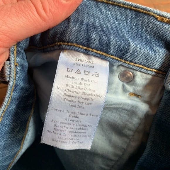 Everlane The Way-High Slim straight jeans, size 26 crop/28”, eUC - Picture 7 of 8